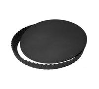 Stampo Crostata/Quiche Easyclean Nero 28 cm Eva | Fondo Estraibile