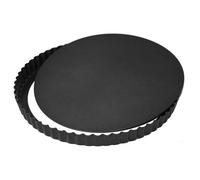 Stampo Crostata/Quiche Easyclean Nero 32 cm Eva | Fondo Estraibile