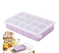 Stampo Cubetti Da Congelatore, 15 Scomparti In Silicone Riutilizzabile Per Cubetti Di Ghiaccio, Vaschetta Forma Ghiaccio, per Casa Appartamento Pub Hotel Agriturismo Feste Serate in Famiglia tra