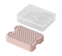 Stampo Cubetti di Ghiaccio Rotondi con Coperchio e Contenitore - Set 3 Vassoi Impilabili per Piccole Sfere di Ghiaccio, 123 Palline di Ghiaccio per Raffreddare Whiskey, Caffè - Facile da Sganciare
