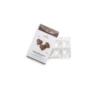 Decora Stampo per cioccolatini a cuore 8 cavità policarbonato 4 x 4 cm
