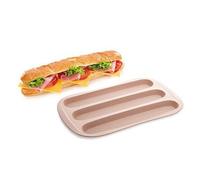 STAMPO DA FORNO IN SILICONE FORMA BAGUETTE DELLA CASA PANE PANINO CUCINA TESCOMA