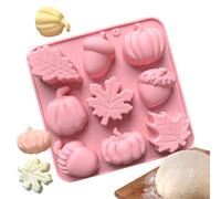 Stampo da forno in silicone | per muffin in silicone a 9 forme - Strumenti per l'artigianato autunnale per il Ringraziamento Materia prima Sapone Cioccolato Torta Decorazioni per la casa