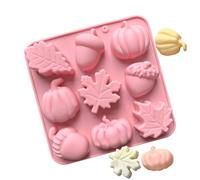 Stampo da forno in silicone - Teglia antiaderente per cupcake a 9 cavità, vassoio per torta resistente al calore | Strumenti per creare decorazioni autunnali, per muffin riutilizzabili per