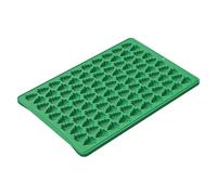 Stampo da forno natalizio a forma di albero con 1 cavità per biscotti e cioccolato, ideale per le vacanze, materiale robusto da pulire, perfetto per piaceri festivi (verde, 30 x 20 x 1,1 cm)