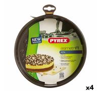 Stampo da Forno Pyrex Asimetria Rotondo Metallo 4 Unità 20 cm