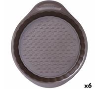 Stampo da Forno Pyrex Asimetria Rotondo Nero 25 cm [6 Unità]