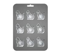 Stampo Da Ghiaccio In Silicone Gatto Divertente Alimentare Resistente Al