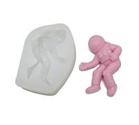 Stampo decorativo in silicone con astronauta astronauta 3D, ornamento decorativo adatto per gioielli in resina epossidica per la decorazione della casa stampi astronauta in silicone