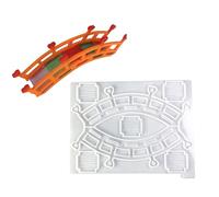 Stampo decorativo realistico a forma di ponte in resina epossidica con texture in silicone, adatto per creare ambienti naturali in qualsiasi spazio, stampo fatto a mano