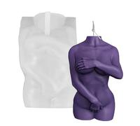 Stampo di candela del corpo, donna timida 3d nude per gli uomini del corpo stampo candela, pilastro in resina fai da te aromaterapia sapone fiori campioni di argilla art