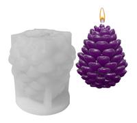 Stampo Di Candele Di Natale In Silicone - Vassoio Di Casting Resina Epossidica Per Arte Fai -da -te Festivi | Porta Di Impressione A Forma Di Stampo Casting Cavità Cavità Struttura Disegna Guida Tasca