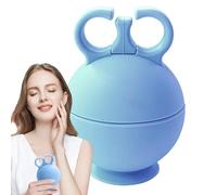 Stampo di ghiaccio in silicone per viso - trasparente cubo di ghiaccio flessibile trasparente durevole vassoio gratuito BPA | per la bellezza a freddo rinfrescante a freddo | per il tra