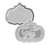Stampo Di - In Silicone Riutilizzabili Per Halloween | Stampo Di Halloween, Per Barattoli Di Di Halloween | Produttore Di Per Argilla, Fondente, Gesso, Tavolo