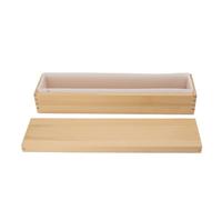 Stampo di pagnotte in silicone con scatola di legno alta temperatura per cioccolatini per torta fai -da -te