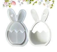 Stampo Di Pasqua - Per Uova Di Pasqua In Silicone Riutilizzabili, A Rilascio Facile, Potenziati Per Coniglietto | Strumenti Di Fusione Epossidica In Resina Per Vacanze Fai-da-te Per Gesso In Re