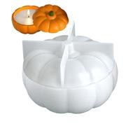 Stampo di, portacandele da fondente stampo per Halloween, fusione riutilizzabile con funzione creativa, strumento decorativo per la produzione di cioccolato artigianale, matrimoni, feste e fines