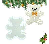 Stampo Di Resina Di Natale In Silicone - Di Per Orso Di Pan Di | Craft Di Silicone Stampo Per Rilascio Facile Per Decorazioni Per Cupcake In Cera In Resina Cioccolato Sapiente F