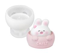 Stampo Di Silicone Di Coniglietto Di Pasqua Stampo Di Silicone Coniglietto Di Pasqua -Stampo Di Candela Dease Bunny, Pasqua Siron Stampo 3 D Tipo Di Candela Di Pasqua Carina, Conigli Di Pasqua