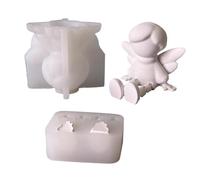 Stampo di silicone di Natale, sapone per festive per artigianato per decorazioni per la casa, kit di aromaterapia in resina in cera con forme creative per le vacanze, argilla polimerica