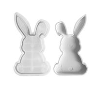 Stampo Epoxy Coniglietto - Stampo In Resina Di Coniglietto Di Pasqua | In Resina Per Vassoio Di Coniglietto Di Pasqua Stampo Forchetta Gioielli Coniglio Per La