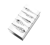 Stampo ergonomico con struttura ad anelli in acciaio, adatto per una comoda incisione a stella, riduce l'affaticamento nella creazione di gioielli