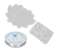 Stampo Fai-da-te con Ciondolo a Forma di Luna in Silicone, Stampi per Colata Riutilizzabili per Arti in Resina, Design con Foro Sospeso, Morbido e Flessibile, Facile da Pulire,