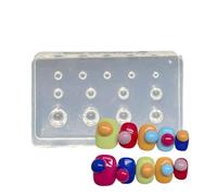 Stampo Flessibile A Forma In Silicone Comodo Per La Creazione Arte In Resina Accessori E Progetti Creativi. Strumento Per La Creazione Gioielli In Silicone A