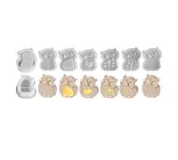 Stampo Flessibile In Silicone Per La Decorazione Della Casa Candeliere In Gesso Atmosfere Sagome Luce In Silicone Effetto Specchio