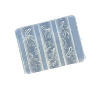 Stampo flessibile per unghie decorazione stampo in silicone con creature oceaniche come stelle fishes Corals per salone professionale uso conchiglie forma per unghie in rilievo