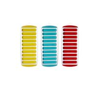 Stampo for cubetti di ghiaccio in silicone riutilizzabile rettangolare da 3 pezzi con 10 cavità, cubetto di ghiaccio lungo creativo for utensili da bar da cucina,For Home Kitchen Use(A)