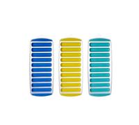 Stampo for cubetti di ghiaccio in silicone riutilizzabile rettangolare da 3 pezzi con 10 cavità, cubetto di ghiaccio lungo creativo for utensili da bar da cucina,For Home Kitchen Use(B)