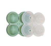 Stampo For Ghiaccio In Silicone, Grande, A Forma Di Sfera Rotonda 3D Da 2,5 Pollici, For Whisky, Cocktail, Riutilizzabile, Congelatore, Utensili Da Bar(Green)