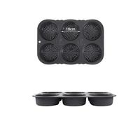 Stampo For Hamburger In Silicone - Teglia For Panini Antiaderente For Uso Alimentare For La Cucina Domestica Bakeware For Pane Senza BPA, Riutilizzabile Sicura For Il Forno