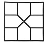 Stampo for pavimentazione di sentieri, stampo for creazione da giardino in plastica fai te, for manuale cemento, mattoni, pietre, strade, calcestruzzo, riutilizzabile