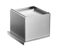 Stampo for tofu fatto in casa, stampo quadrato fai da te, in acciaio inox, for la casa, con drenaggio inferiore, utensili da cucina(L)