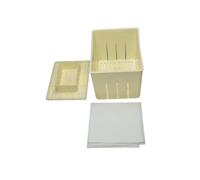 Stampo for tofu in plastica fai da te, stampo for tofu fatto in casa con tofu e formaggio di soia, set di utensili da cucina(Model and Gauze)