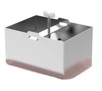 Stampo for tofu, stampo for formaggio in acciaio inossidabile for uso alimentare, kit for tofu, set di utensili da cucina fatti in casa(L)