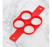 Stampo for uova in silicone for pancake, utensile da cucina antiaderente, stampo for pancake a forma di cuore rotondo, cuociuova, stampo for uova, accessori da cucina for la cottura al forno(Round)