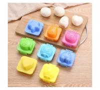 Stampo for uova sode, simpatico cartone animato, stampo for uova 3D, stampo for bento, taglierina for decorare le uova, accessori da cucina for la cucina, 8 pezzi