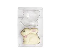 Stampo forma CONIGLIO pasqua pasquale per Cioccolato - 9x8cm - in policarbonato