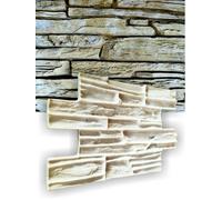 STAMPO FORMA per intonaco stampato CEMENTO FINTA PIETRA Vertical Concrete Stamp