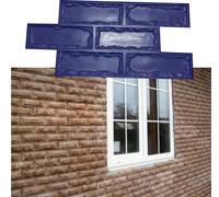 STAMPO FORMA per intonaco stampato CEMENTO FINTA PIETRA Vertical Concrete Stamp