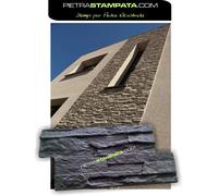 STAMPO FORMA per intonaco stampato CEMENTO FINTA PIETRA Vertical Concrete Stamp