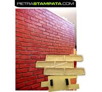 STAMPO FORMA per intonaco stampato CEMENTO FINTA PIETRA Vertical Concrete Stamp