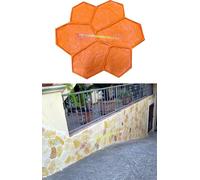 STAMPO FORMA per intonaco stampato CEMENTO FINTA PIETRA Wall texture mat
