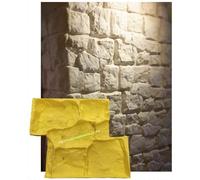 STAMPO FORMA per intonaco stampato CEMENTO FINTA PIETRA Wall texture mat, Modello "Caucaso" di cm. 50x40 circa, stampi per pietra