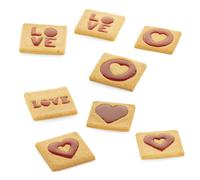 Stampo Formabiscotti Voilà Cookie Love 24x15 H 20 mm - SILIKOMART - Pasticceria