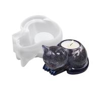 Stampo Gatto in Silicone,Forme Per Epoxy - Forma Gatto Flessibile per Creare Decorazione Casa Centrotavola Ideale per le Feste