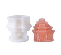 Stampo Gelato In Silicone Grado Alimentare Morchio Edificio A Forma Gelatina Per La Muffa Del Ghiaccio Riutilizzabile Per I Congelatori Zuppa Succhi Vino Vassoio Congelatori